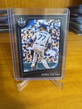 2019 Panini Diamond Kings - Short Print Dennis Santana #119 Black Framed 1/1 RC