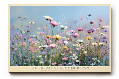 Paul Sinus Wandbild The Colors of Summer Bloom   Blühende Sommerwiese in