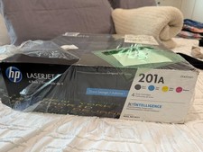 HP 201A Black, Cyan, Magenta, Yellow Toner Cartridges for HP Printers 4-Pack 