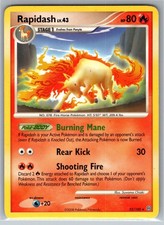 Rapidash 22/100 Rare Stormfront Pokemon Moderately Played on eBay