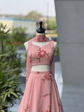 LEHENGA CHOLI INDIAN BOLLYWOOD WEDDING PARTY PAKISTANI WEAR READYMADE