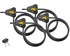 Master Lock 8419KA-4 Keyed Alike Python Cable Locks 8 Keys for Trail Camera