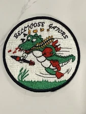 ORIGINAL BELLICOSE GATORS VF-822 FIGHTER SQUADRON ~ USN US MILITARY NAVY PATCH