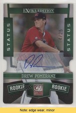 2010 Donruss Elite Extra Edition Rookie 14/25 Drew Pomeranz #126 Auto READ 1o3