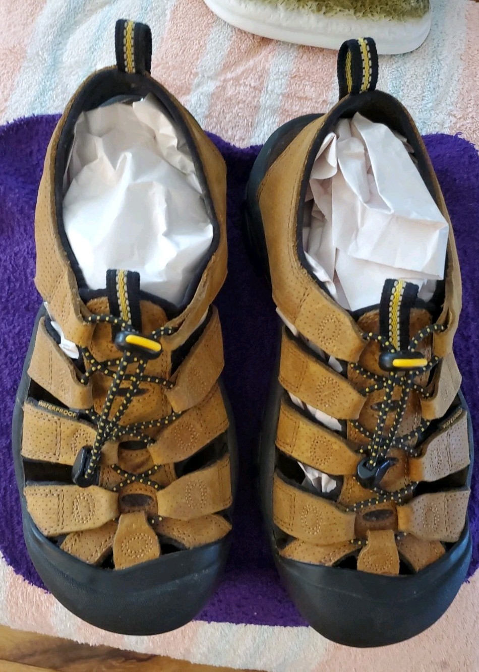 KEEN Newport sandalo da trekking impermeabile bisonte marrone scamosciato uomo taglia 8 5 us intime ottimeioni