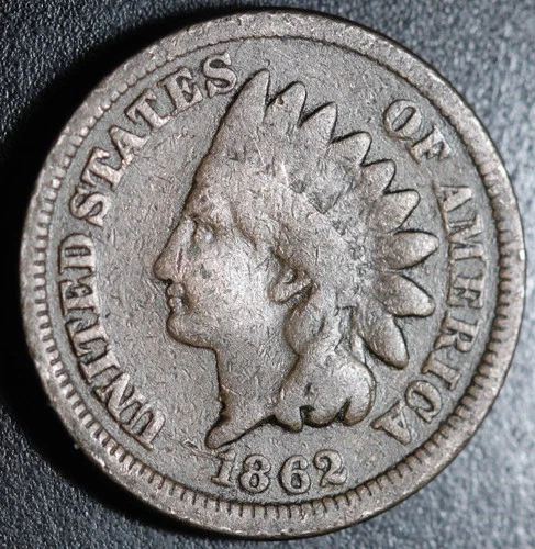1862 INDIAN HEAD CENT - GOOD