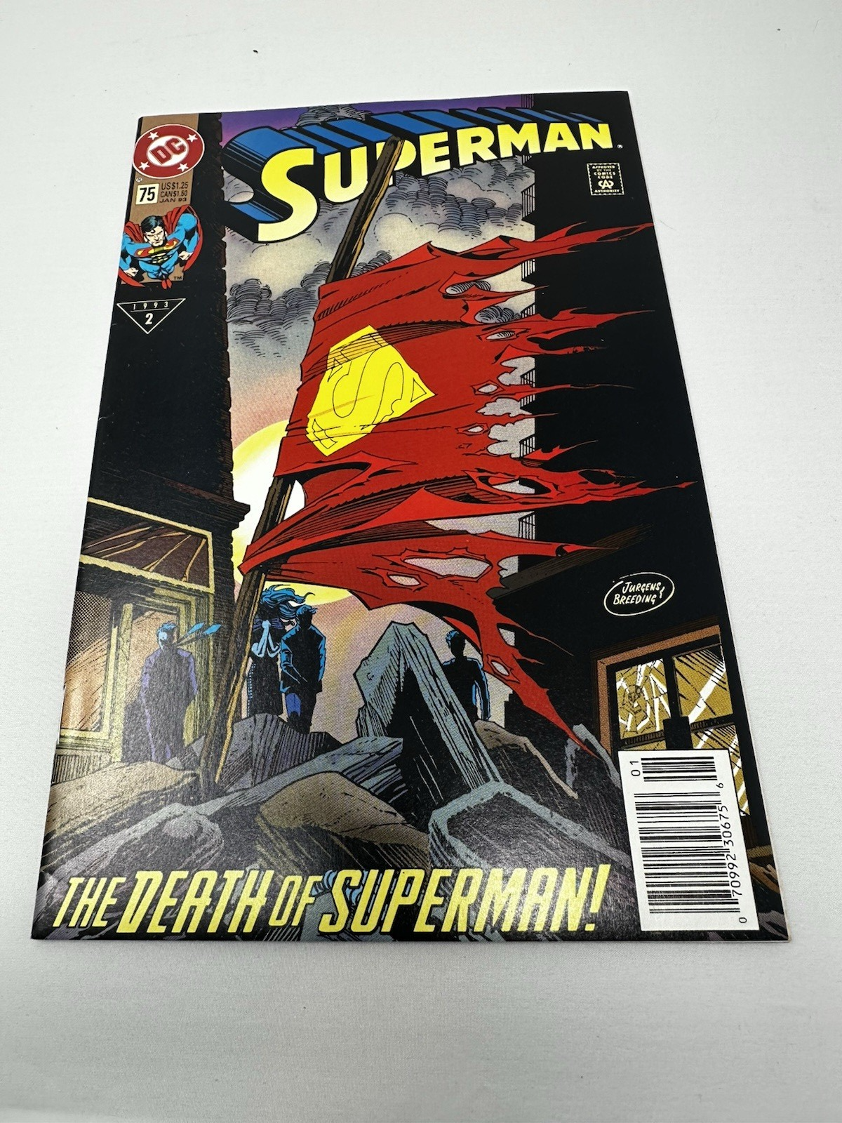 Superman #75 1992 1st Print The Death of Superman VF/NM DC Key Issue