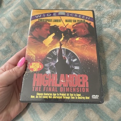 NEW** Highlander The Final Dimension 1994 Fantasy Action. Christopher Lambert