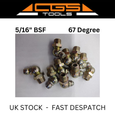 5/16'' BSF Schmiernippel 67 Grad (10)