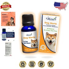 Gentle Dog Wart Remover: Pain-Free Topical Oil, Natural Plant Extracts, No Acids