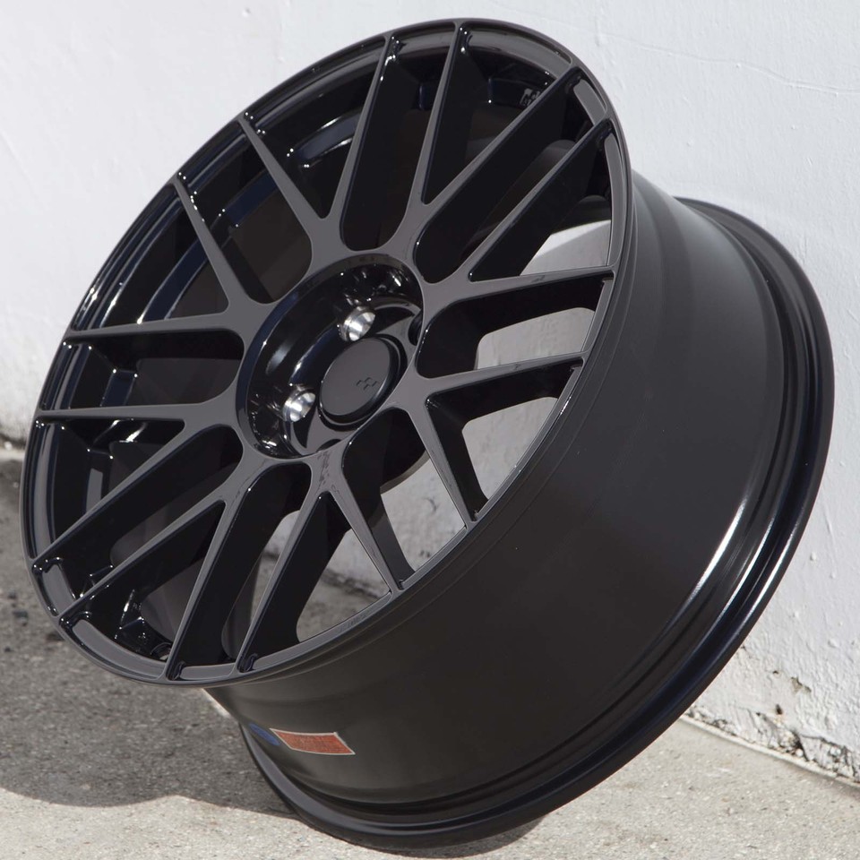 Spun Wheel Rim CIRCUIT CSF11 18x8 5x112 +40 GLOSS BLACK SPUN FORGED WHEEL CONCAVE RIM ...