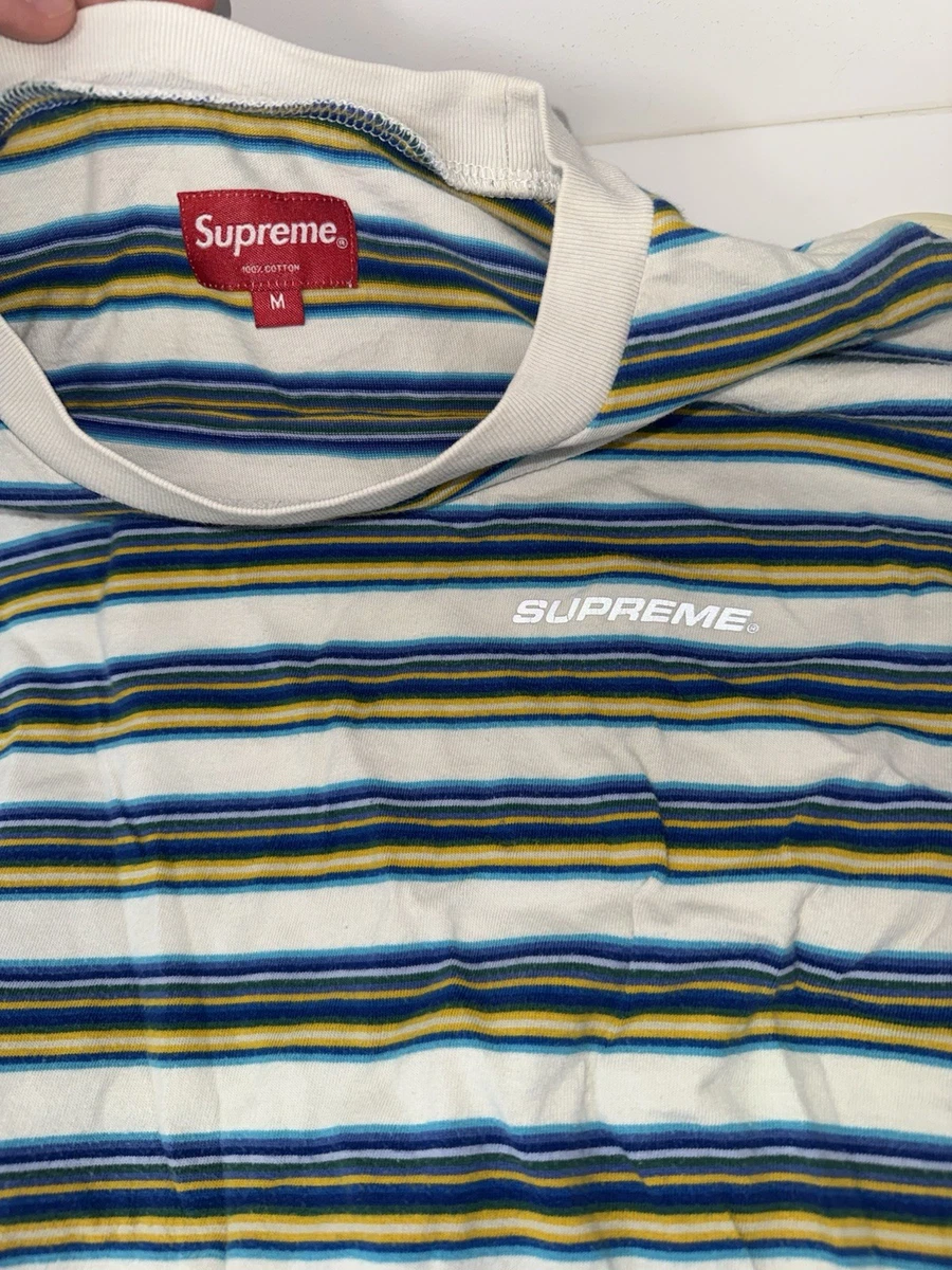 Supreme Long Sleeve Striped T-Shirts for Men for sale - eBay