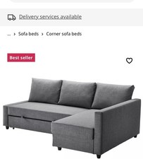 IKEA Friheten Corner Sofa Bed with Storage