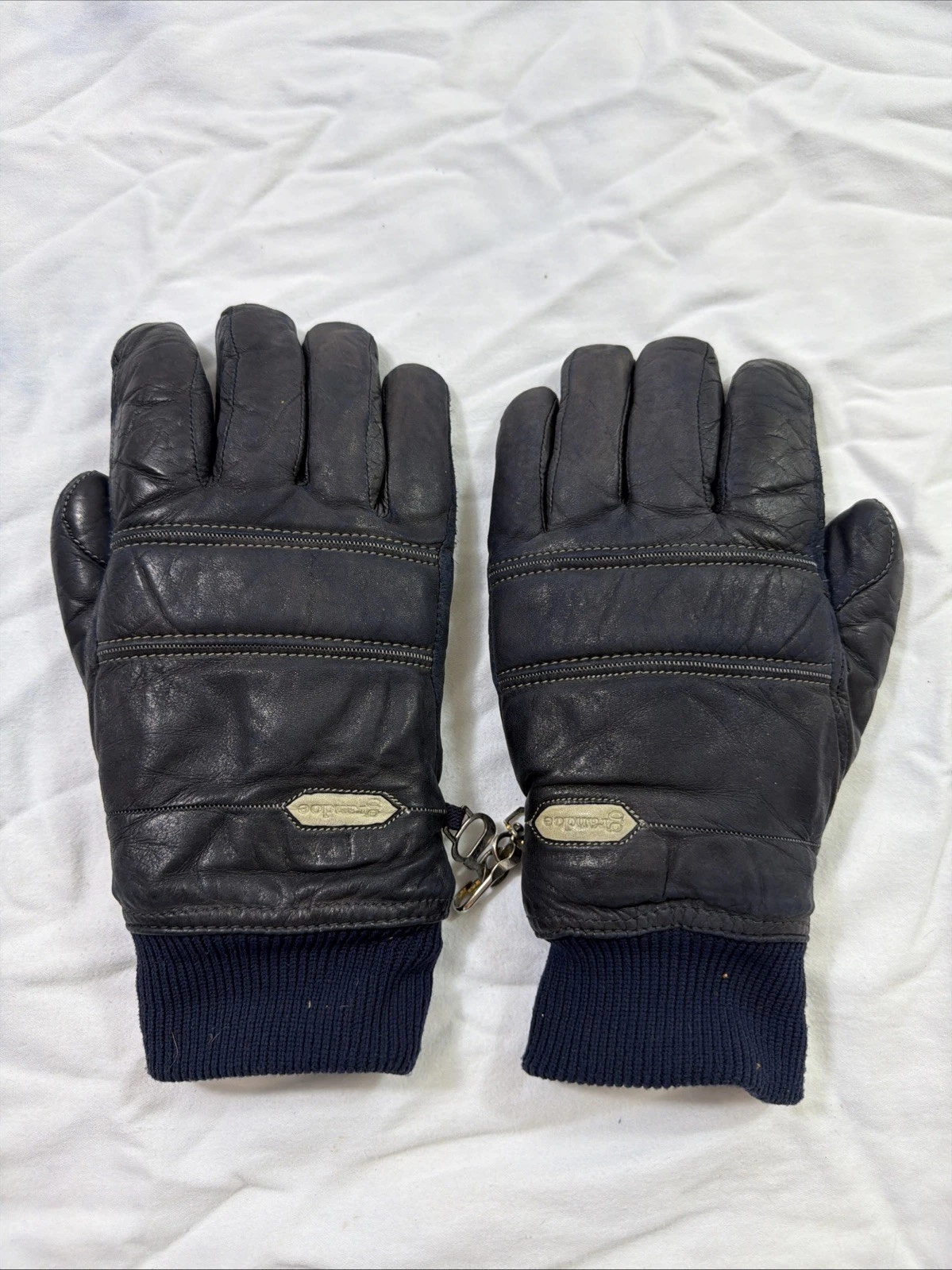 Vintage Grandoe Women’s Small Navy Blue Goretex Snow Gloves