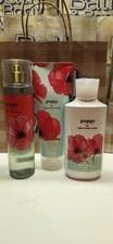 New Bath Body Works "Poppy" 3pc Body Care Set