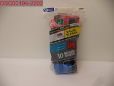 Fruit of the Loom Boys' Multicolor 10Pk Boxer Briefs, Sz XL 18/20 885306951634