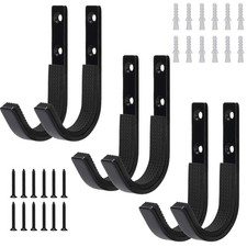Gun Rack Storage Wall Mount Rifles Shotgun Hooks Horizontal Heavy Duty Hangers