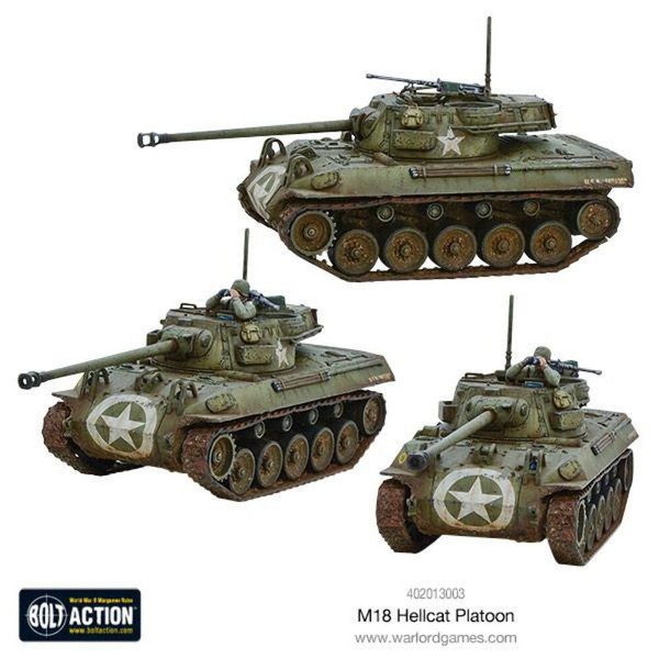 M18 Hellcat Armoured Platoon - Warlord Games 28Mm-image
