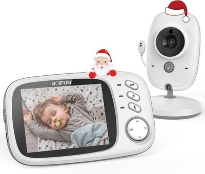3,2Zoll LCD BOIFUN Babyphone mit Kamera Kabellos VOX Funktion Zwei-Wege-Gespräch