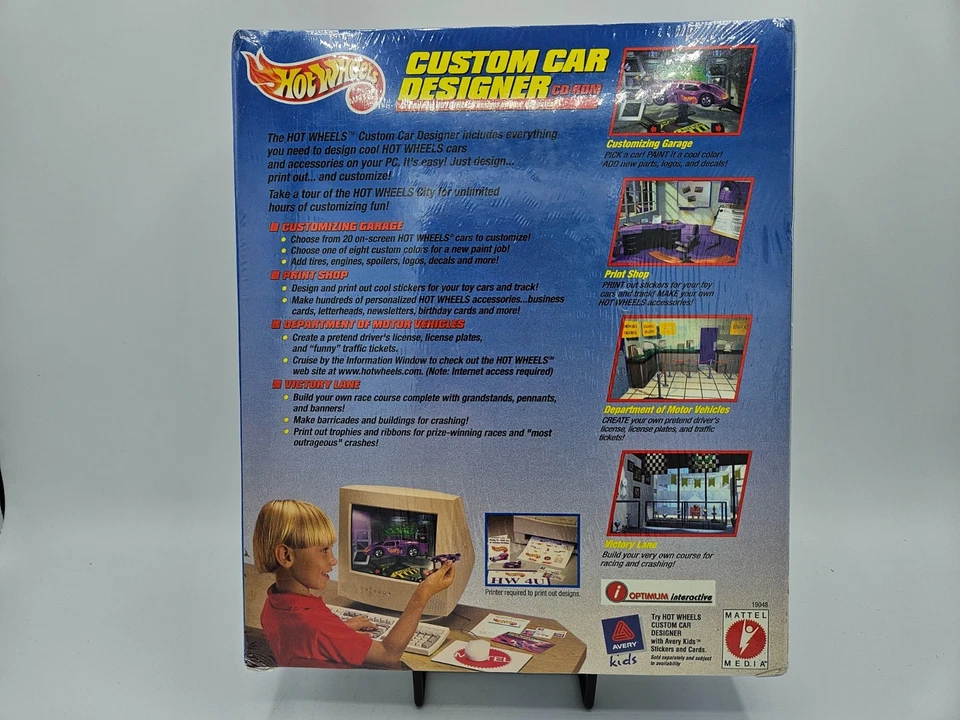 1997 Hot Wheels автомобильный дизайнерский CD-ROM Volkswagon автобус в заводской упаковке - Изображение 3 из 4