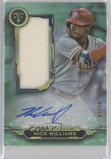 2019 Triple Threads Single Jumbo Relics Emerald 8/50 Nick Williams Auto 8p8