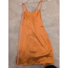 Wild Fable Satin Orange Dress Size XS