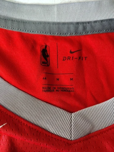 耐克 Dri Fit Swingman NBA 火箭队 #13 Harden 球衣 44 码中号红色非常好 - 第 11 张/共 11 张