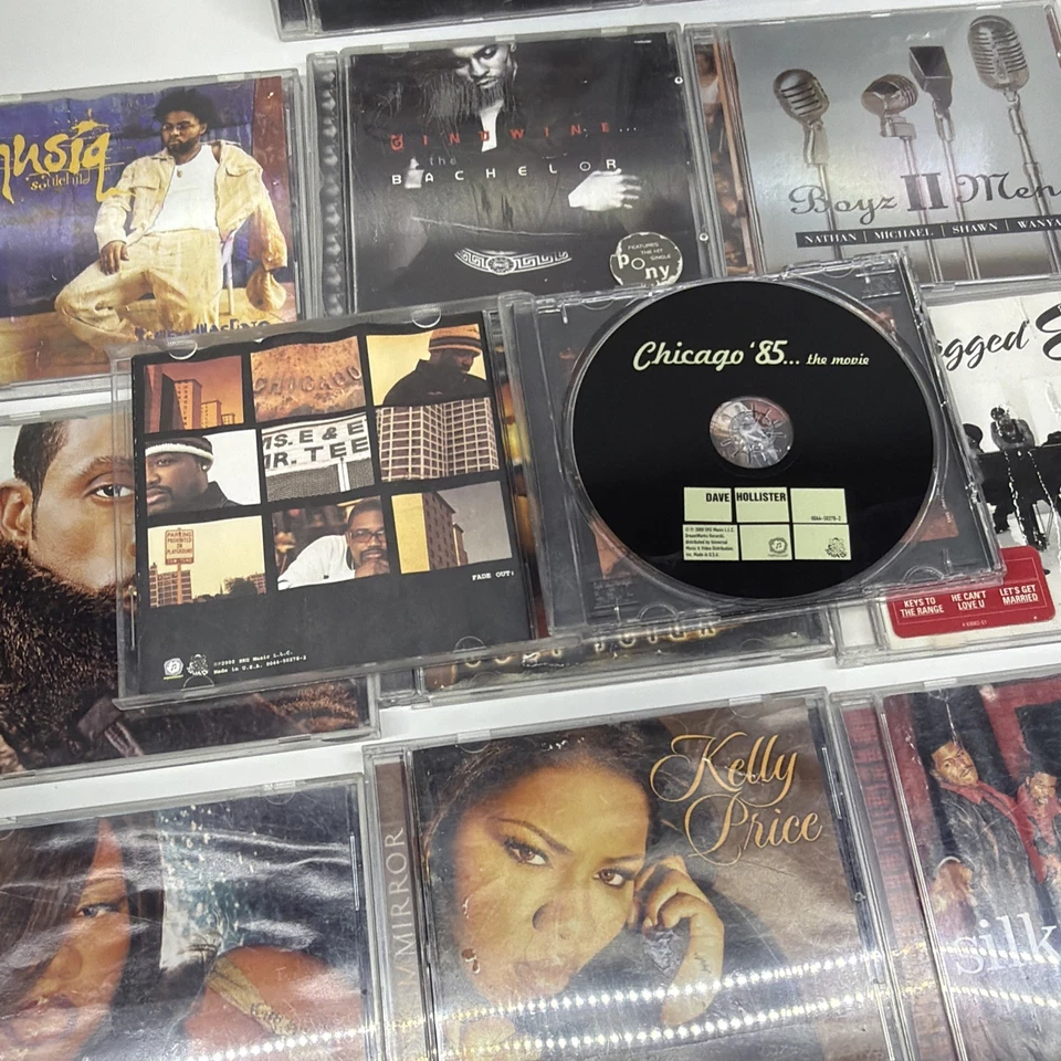12 CD Lot 90s-2000s R&B Soul Mariah Carey Boyz II Men Musiq Ginuwine Kelly Price Foto 2 de 4