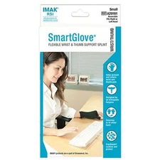 IMAK RSI SmartGlove with Thumb Support Glove, Medium, Black (Sold as EA/1)