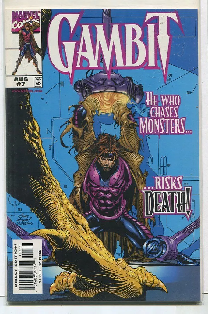 Gambit #7 NM Who Chases Monsters Risks Death Marvel Comics CBX29