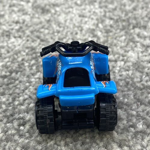 Hot Wheels Quad Bike Blue Pullback Action Quads Blue 2016 Mattel GC Car Rare - Picture 3 of 8