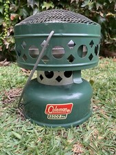 Vintage 1970 Coleman Heater green