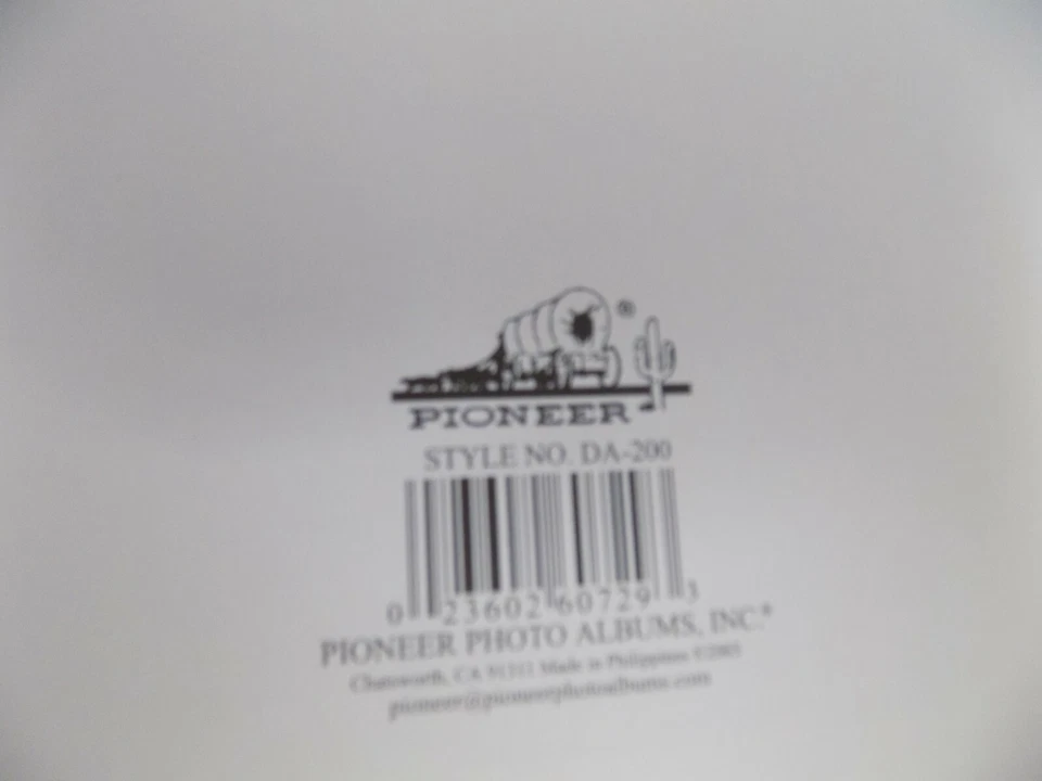 Álbum de fotos Pioneer 200 bolsillo apliques 3D corazón a rayas nota bidireccional 4X6 Foto 3 de 4