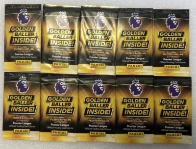 Panini Premier League Adrenalyn XL 2024 - GOLDEN BALLER - x 10 New Sealed Cards