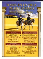 Plaza de Toros de los Barrios Programa festejos año 2006 (BT-60)