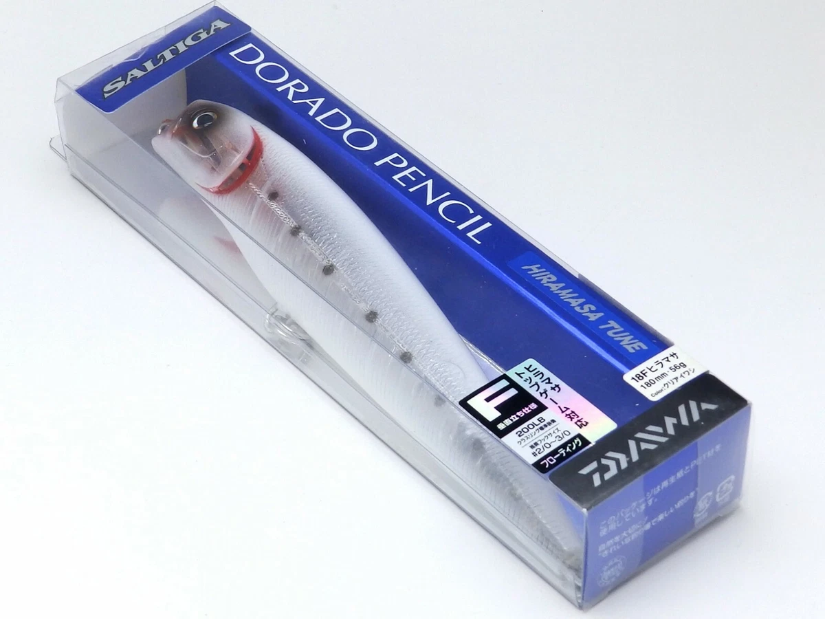 * DAIWA SALTIGA DORADO PENCIL 18F HIRAMASA TUNE #クリアイワシ 180mm 56g from japan !