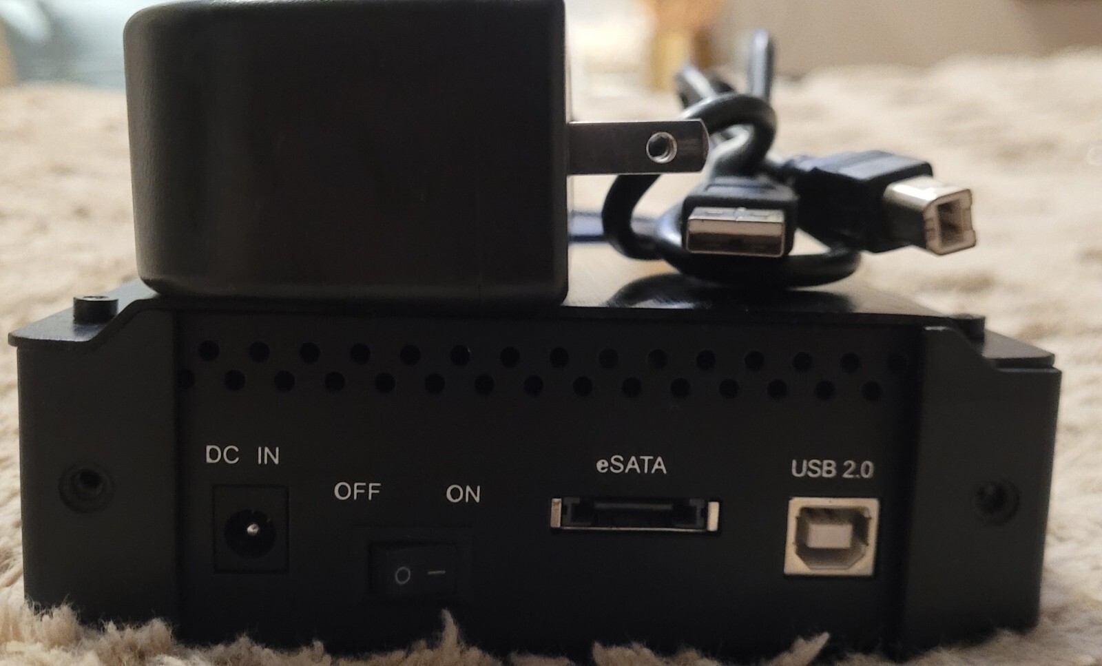 Sabrent 3.5” SATA/IDE Hard Drive Aluminum Enclosure With Fan ECUEIS7