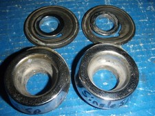 1961 1962 61 62 Pontiac Wiper Arm Bezels Catalina Safari Star Chief Single Speed