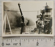 1937 Senior Service The Navy No. 11 A Smoke Screen