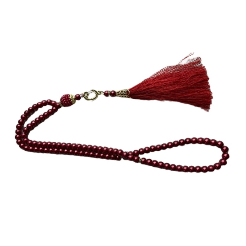 Imitation 99Beads Rosary Bracelet Muslims Festival Beads Bracelet