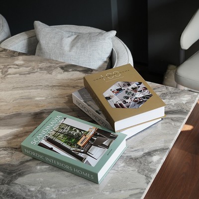 Luxury Decorative Fake Book Cafe Table Ornaments Living Room Modern Home Decor