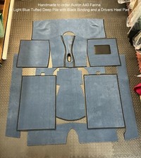 Carpet Set Handmade to Order Tufted Deep Pile Austin A40 Farina