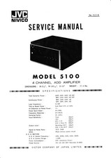Servizio Manuale di Istruzioni per JVC 5100