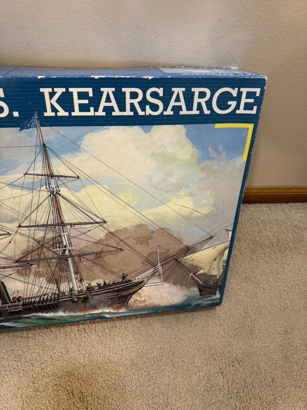 Vintage Revell 05603 USS Kearsarge Civil War steam Ship 1/96 Scale
