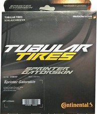 New Continental Sprinter Gatorskin Tubular Tire Black Chili 28 700x22