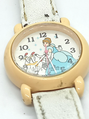 Vintage Cinderella Lorus Disney Watch Women Case Pink NEEDS  display picture 2