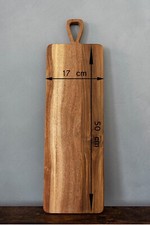 Handmade solid wood Acacia Chopping Board Brown Kitchen cutting 50 cm x 17 cm