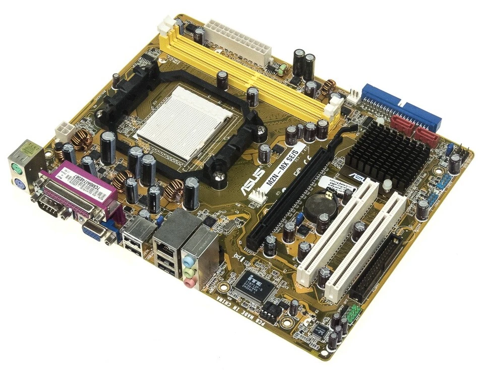 Asus M2N-MX SE/S Socket AM2 2x DDR2 PCIe 2x PCI - Image 2 of 2