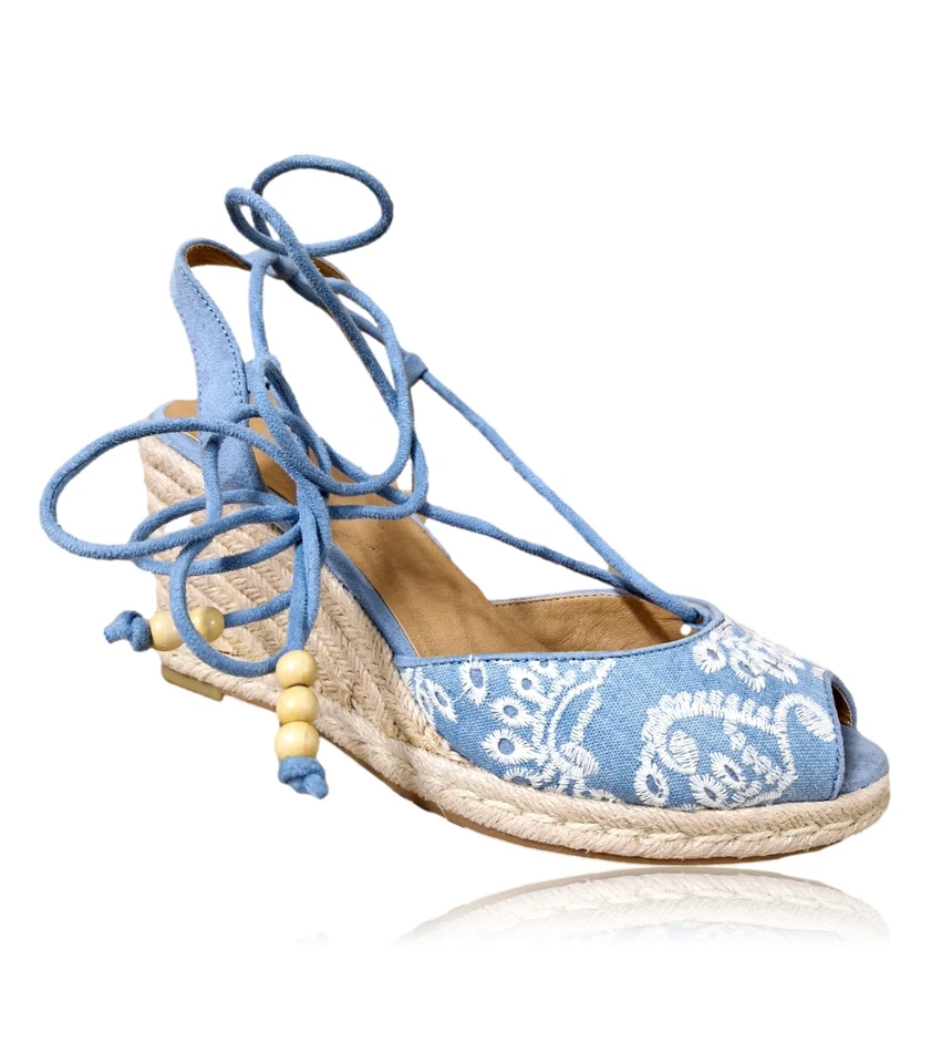 Damen Abend Schuhe zum Schnüren Absatzschuhe GR 37-41 -AUSWAHL- Marineblau Neu - Bild 2 von 2