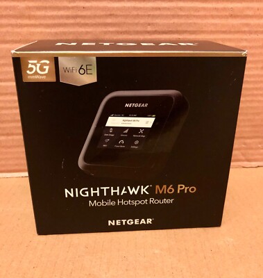   Netgear M6 Pro Nighthawk MR6550 WiFi 6E Mobiler Router 5G mmWave - ENTSPERRT